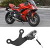 Мотоциклетный противоугонный замок для шлема, левая сторона, подходит для Kawasaki Ninja 650 Z 650(черный )
