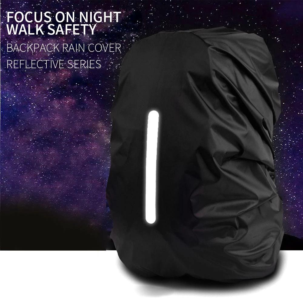Bags Night Cycling Climbing Bag Backpack Rain Cover Dustproof Cover Reflective Waterproof Cover