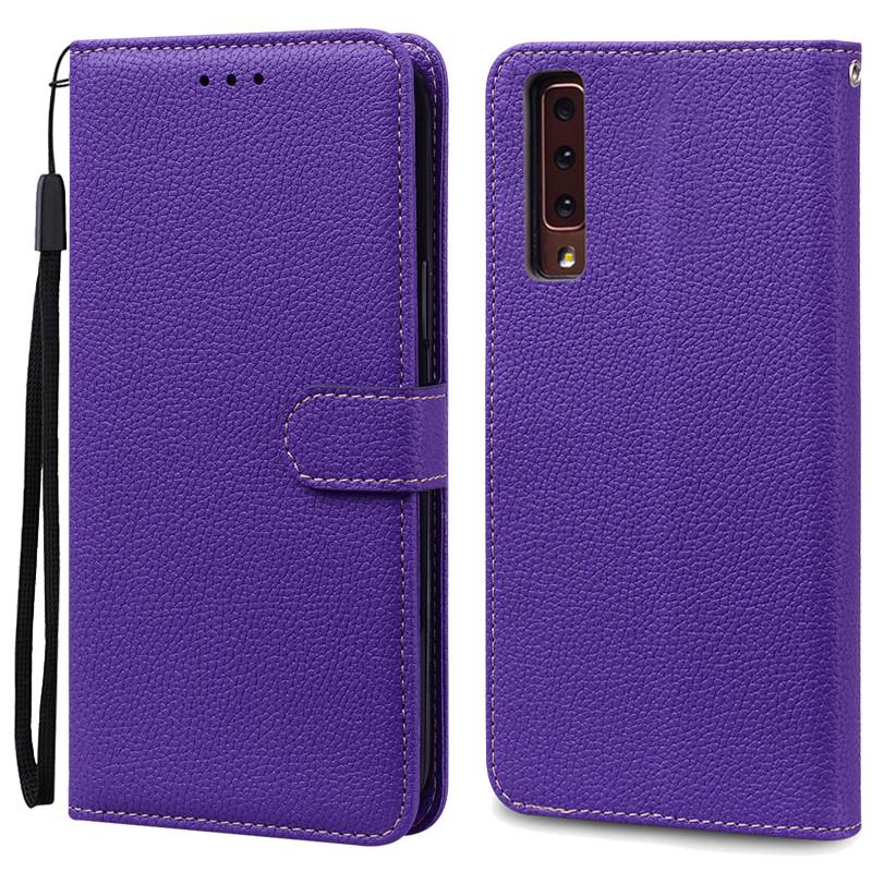 For Samsung Galaxy A7 2018 Case Galaxy A 7 2018 Cover Luxury Leather Flip Case For Samsung Galaxy A7 2018 SM-A750F Phone Cases