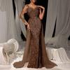 Women's Sequin Evening Dress Lace Long Sleeve Bodycon Maxi Dress Sparkly Floor Length Mesh Patchwork Overlay Dress for Cocktail Wedding Parties
