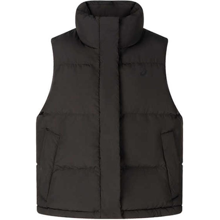 New ASICS Down Vest Women's Black 2032D264-001