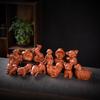 Фиолетовая Глина Зодиакальное Животное Лошадь Чайный Питомец Украшение – Милое, Креативное Чайный Столик Дракон Маскот Декорация