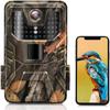 Outdoor 36mp Trail Camera 2k 120 Detection Range Ip66 Waterproof No Glow Night Vision Wildlife Monitoring Trap Game Cam