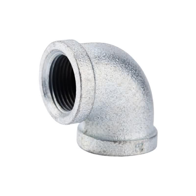 Galvanized Malleable Iron 90-Degree Elbow