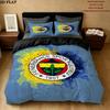 Fenerbahce Sports Clubfcsb Pattern Bedding Quilt Set Quilt Cover Pillowcase Home Birthday Gift(1 * duvet cover + 2 * pillowcase, without core)