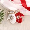 Christmas Series Brooch Bell Snowman Elk Decorative Pin DIY Jewelry Accessories Fresh And Cute Brooch