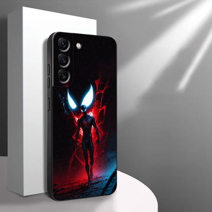 Чехол Marvel Черно-красный Человек-паук для Samsung Galaxy A57 A73 A51 A24 A26 A55 A37 A22 A32 A25 A52 A36 A53 A35 A23 Чехол для телефона A71