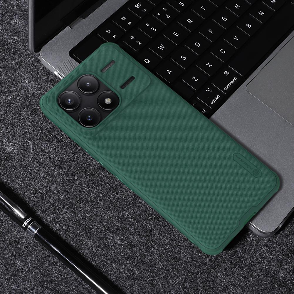 Для Xiaomi Poco F6 Pro 5G Магнитный чехол Nillkin Super Frosted Pro Матовый чехол на всю заднюю панель 360° Защита для Poco F6 Pro
