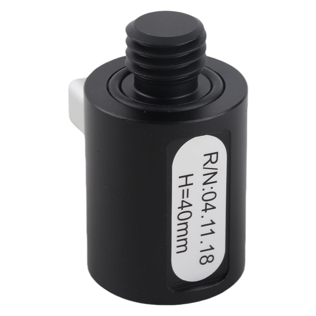 Surveying Pole Adapter 5 8inx11 Thread 40mm Length Aluminium Alloy GPS Quick Release Adapter