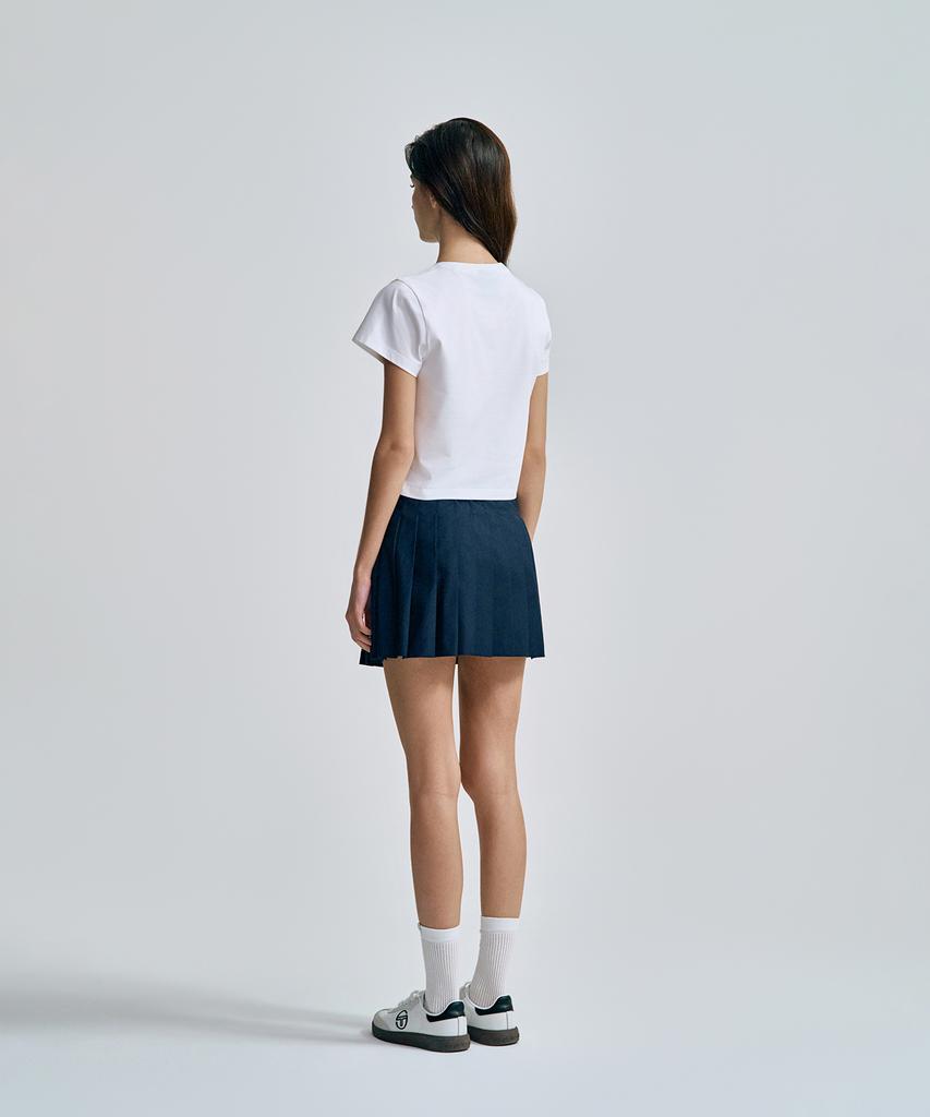 Женская классическая юбка SERGIO TACCHINI с завязками (военно-морской флот)