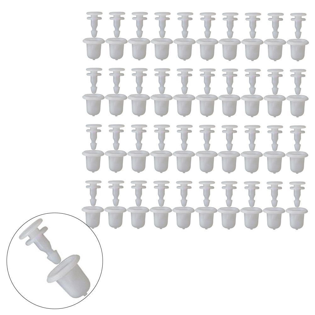 40 Set Auto Wheel Arch Fender Flare Liner Clips Fastener For Nissan Navara Patrol For Nissan Pathfinder Qx4/Qx56 01553-02903