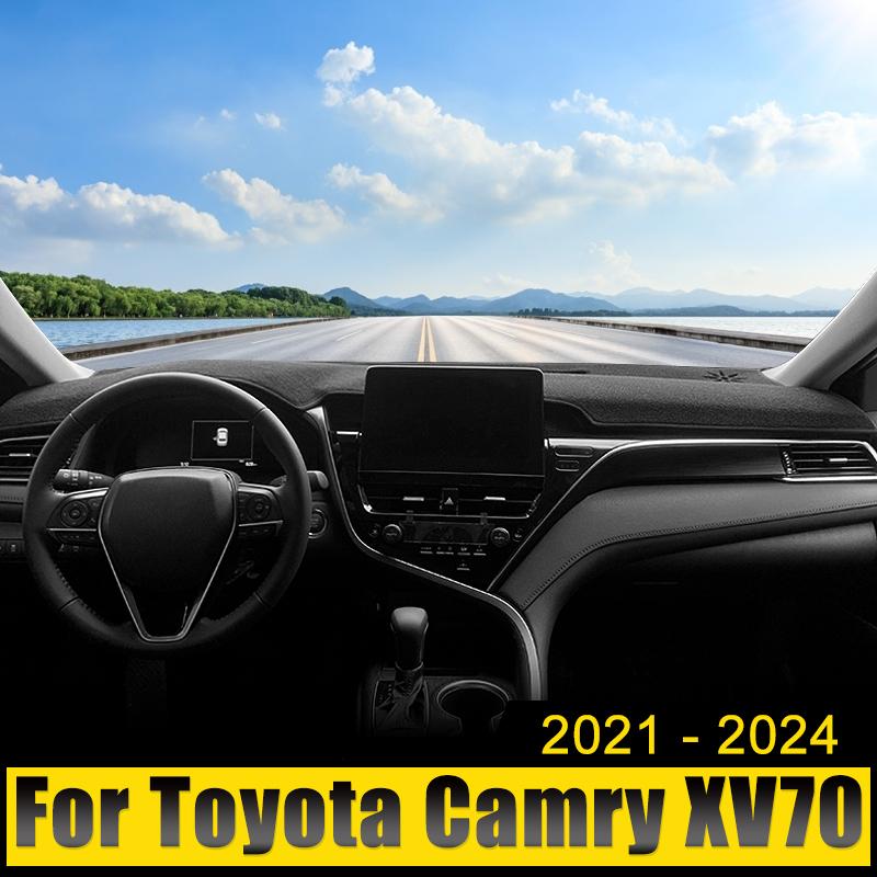 Автомобильные аксессуары для Toyota Camry 70 XV70 Hybrid 2022 2023 2024, крышка приборной панели, избегайте света, коврик, анти-УФ-ковер, нескользящий