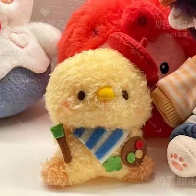 10см Игра Любовь и Глубокий космос Милая кукла Рафаэль Циюй Плюшевая игрушка Улыбка Граффити Курица Данго Каваи Косплей Подвеска Брелок Гиф