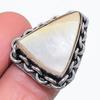Перламутр Ручная работа 925 Стерлинговое серебро Ювелирное кольцо Размер 7 q4f14