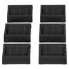 6PCS Furniture Cups Bed Stoppers Rubber Caster Cups Furniture Coasters for Bed Chair Cabinet Sofa
