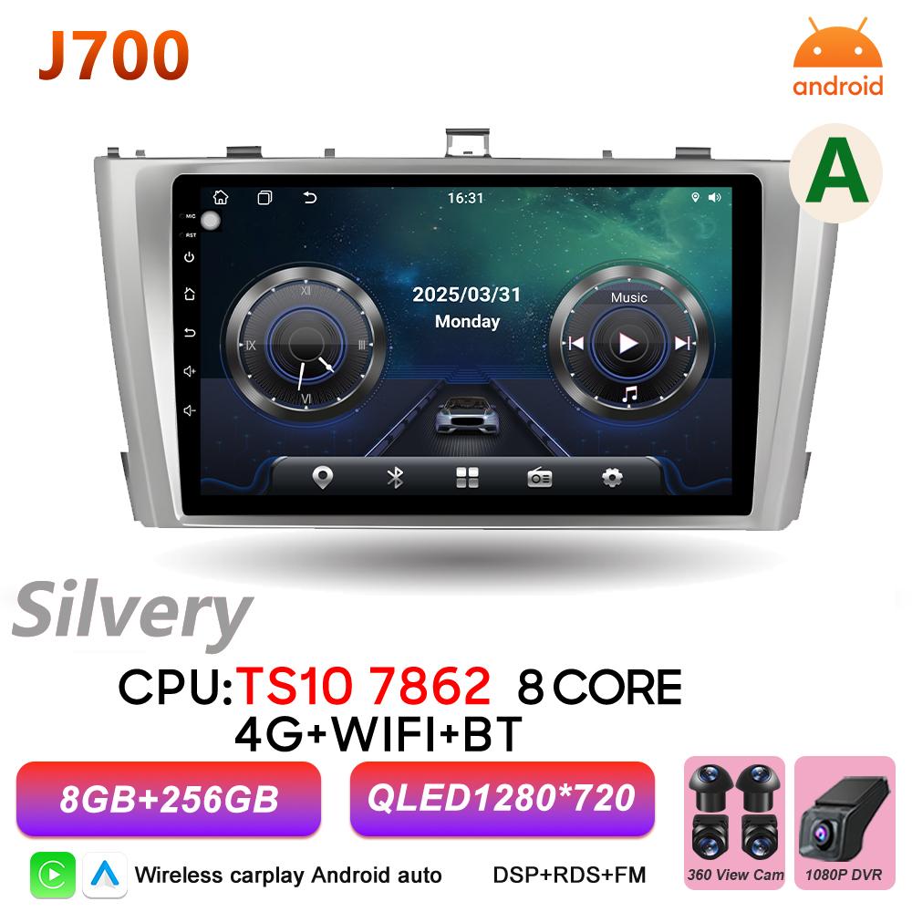 Android 16 Car Radio For Toyota Avensis T27 2009 - 2015 Multimedia Player Autoradio BT Carplay Auto Screen 2din GPS Stereo DSP