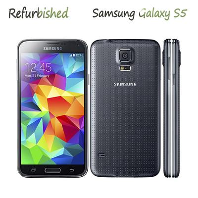 95% новый Восстановленный Оригинальный Samsung Samsung Galaxy S5 G900F 4G 16 МП 2 ГБ ОЗУ 16 ГБ ПЗУ Мобильный телефон с отпечатком пальца