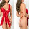 Fashion Women Sexy Bow Racy Underwear Spice Suit Temptation Lingerie Bodysuit