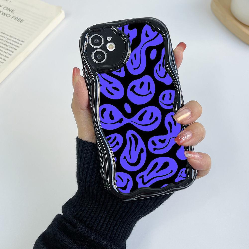 Ae88 Lovely Smiley Art Protective Phone Cases for Samsung S23 S24 Ultra A55 A14 A25 A13 Infinix Hot 40 Pro Tecno Spark 20C Wave TPU Back Cover