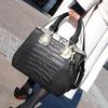 High-end Crocodile Pattern Genuine Leather Fashion Crossbody Bag New Large Capacity Women's Handbag Cowhide Bag