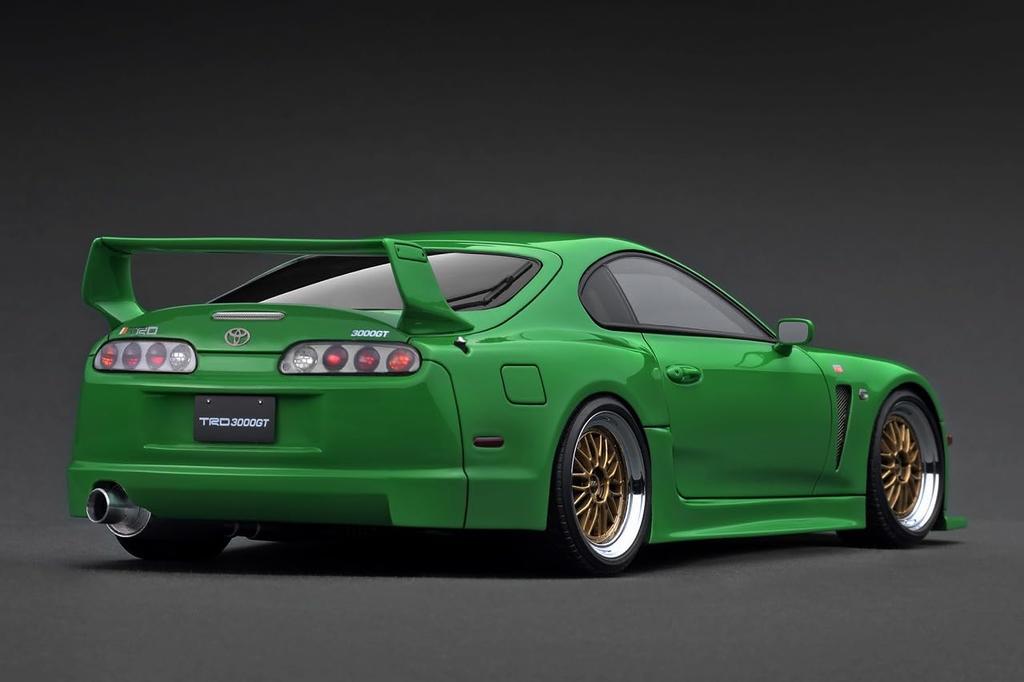 TK.Company Ignition Model 1/18 Scale Toyota Supra (A80) TRD 3000GT Green Finished Product IG3603