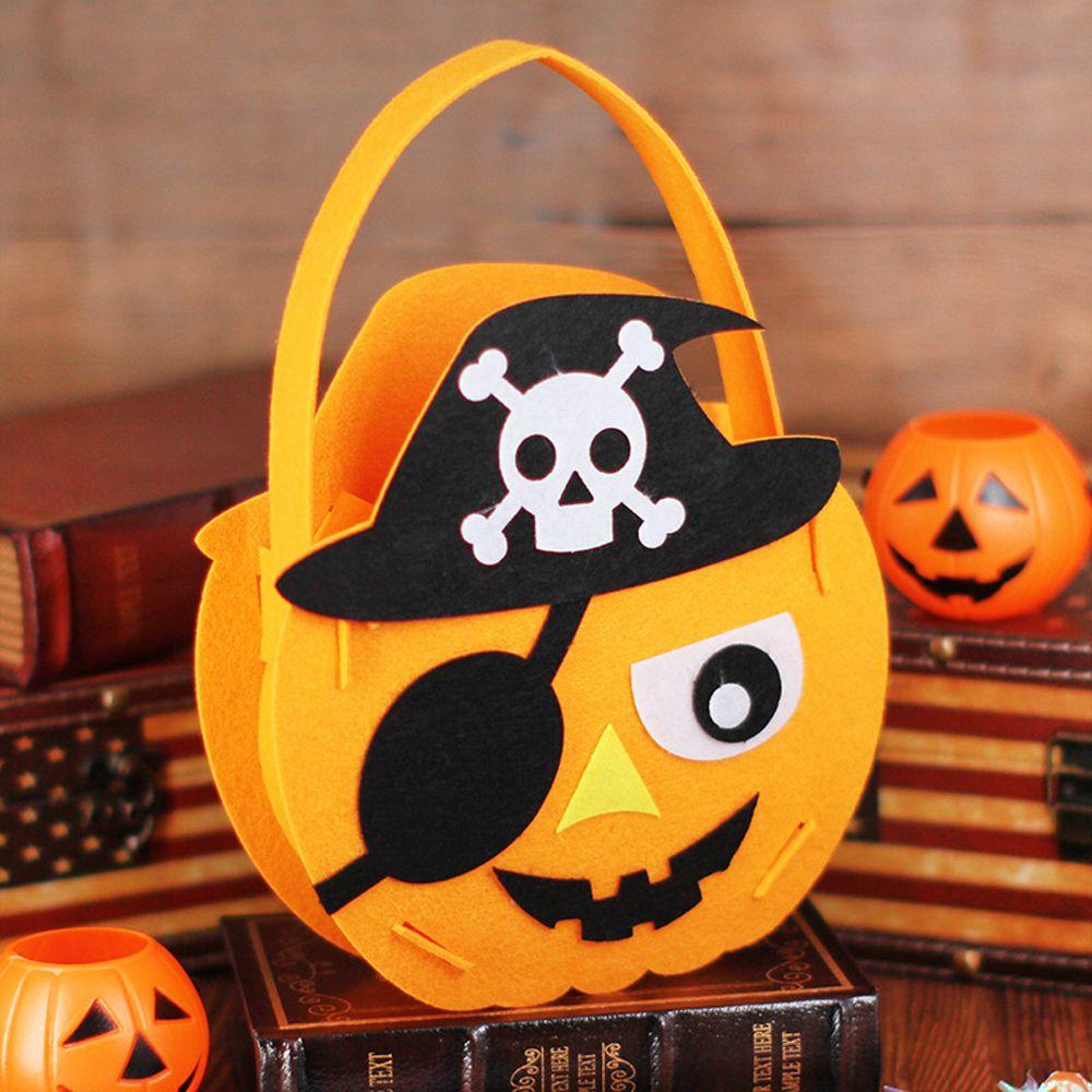 Decoration Ornament DIY Material Storage Bucket Gift Basket Halloween Candy Bag Halloween Bag