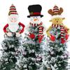 Christmas Tree Topper Cute Top Hat Winter Party Tree Decorations Ornament