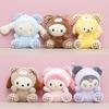 Очаровательный плюшевый брелок-подвеска Sanrio Melody Cinnamoroll Kuromi в виде куклы, подарок