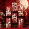Groom and Bride Chinese Wedding Hongbao Multiple Patterns Red Pocket  Valentine's Day Gift