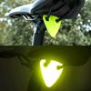 Bicycle Safety Reflectors Warning Reflective Stickers High-Visibility Triangle Signs Designed for Nighttime Cycling Safety.
