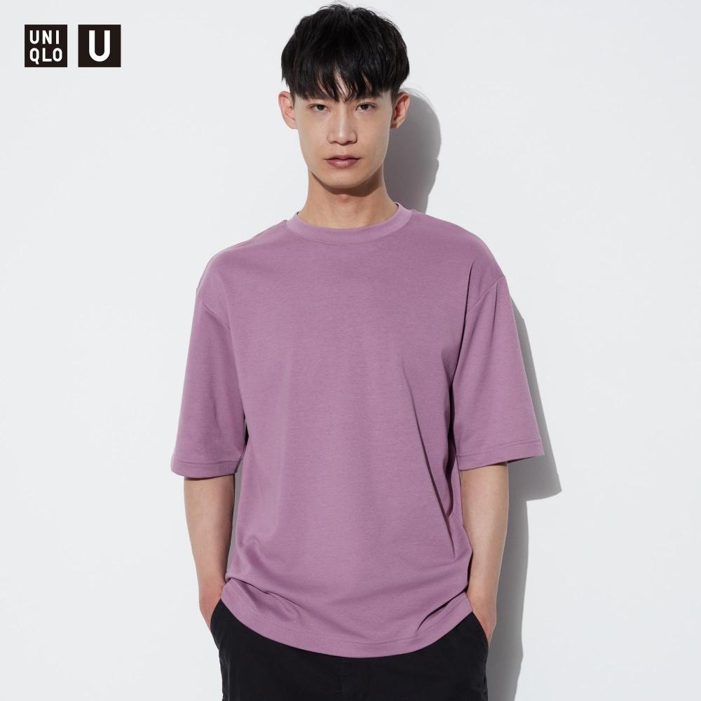 Uniqlo Футболка Japan Air Rhythm Cotton Oversize с рукавами 5 минут 