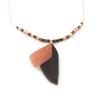 [N0726] - Brown 'Cheyennes' Designer Necklace