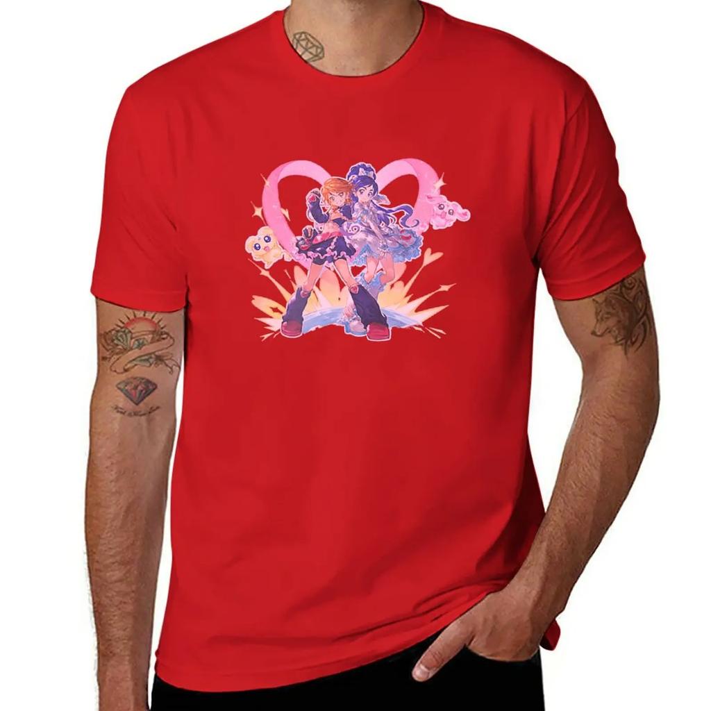 Новая футболка We are Pretty Cure тяжелая футболка смешная футболка одежда аниме Футболка футболки мужские