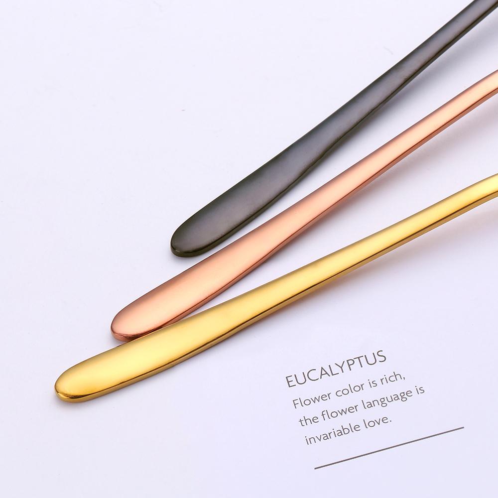 1/4/5/6 шт. Чайные вилки Вилка для фруктов Набор столовых приборов из нержавеющей стали Золотая вилка для торта Закуска Салат Столовые приборы Кухонная утварь