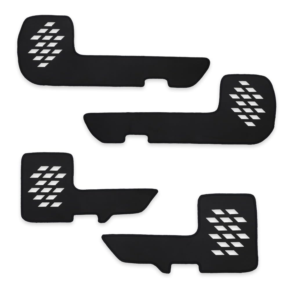 250 Series Land Cruiser Exclusive Door Trim Front and Rear Set of 4 Kick Made In Protective Small YOURS, Guards, [Black Leather/Black] Guards, Japan,