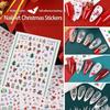 Delicate Christmas Sticker Christmas Patterns Cartoon Decorative