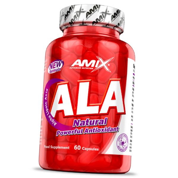 Альфа Липоевая кислота, ALA, Amix Nutrition 60капс (70135001)