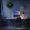 3D Luminous Wall Clock Black