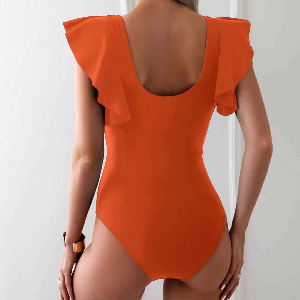 2025 Женский быстросохнущий слитный купальник - Новый европейский и американский стиль