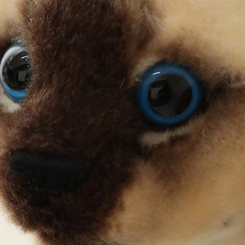 Плюшевые материалы в стиле сиамской кошки, мягкие и моющиеся, для украшения детской комнаты для детей и взрослых