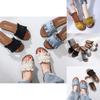 Elegant Korea Style Ladies Womens Flats Slip On Comfy Flip Flop Slider Slippers Sandals