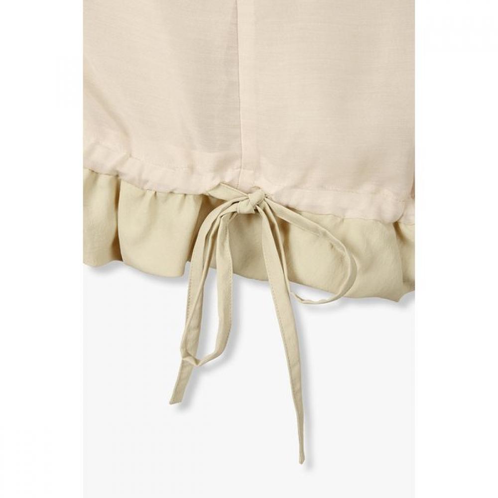 Studio Tomboy Volume Hem Single Button Jumper 9106213206