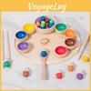 Wooden Bead Color Sorting Tray Educational Toy Toddlers Preschool Play Learning