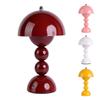 Tri Color Dimming Table Lamp Mushroom Flower Bud Night Light Creative Decor Light  Restaurants