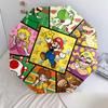 1 PC Automatic Folding Umbrella - Super Mario Pattern Portable Foldable Design With 8 Ribs Christmas Birthday Gifts