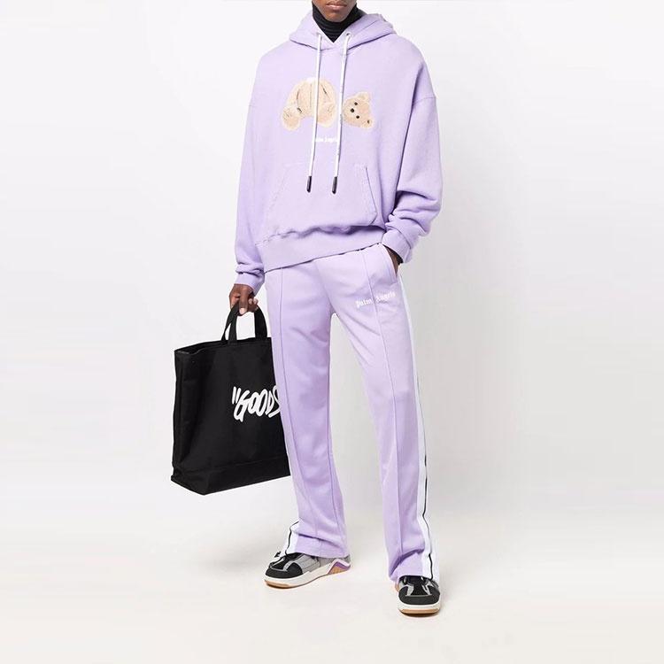 Palm Angels FW21 Bear Hoodie 'Lilac Brown' Men's PMBB058F21FLE0073660