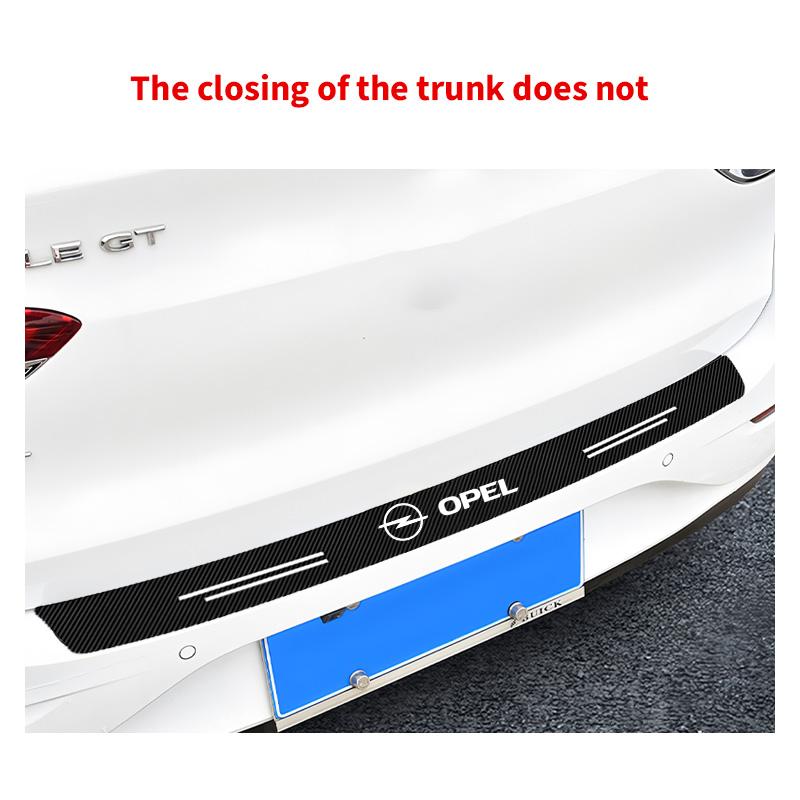 AAAYW1 High-quality Carbon Fiber Car Door Sill Protector Sticker For Opel Astra j Insignia Astra g Corsa Zafira b Mokka Vivaro Meriva