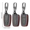Чехол для автомобильного ключа, защитный кожаный чехол для ключа, автомобильные аксессуары для Toyota Prius Camry Corolla C-HR CHR RAV4 Prado 2018 2022