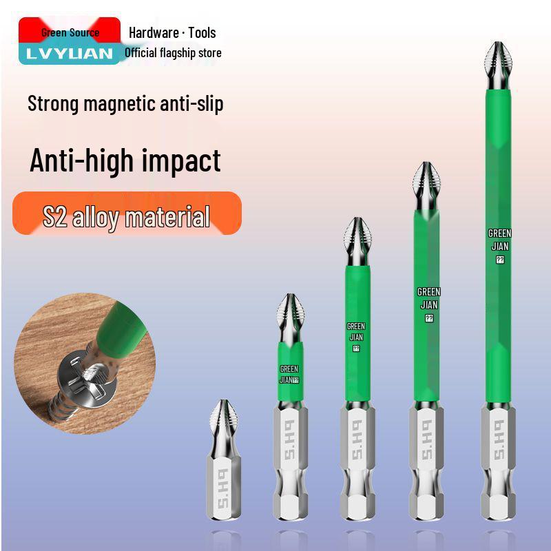 Набор магнитных электрических отверток высокой прочности с ударными удлиненными битами