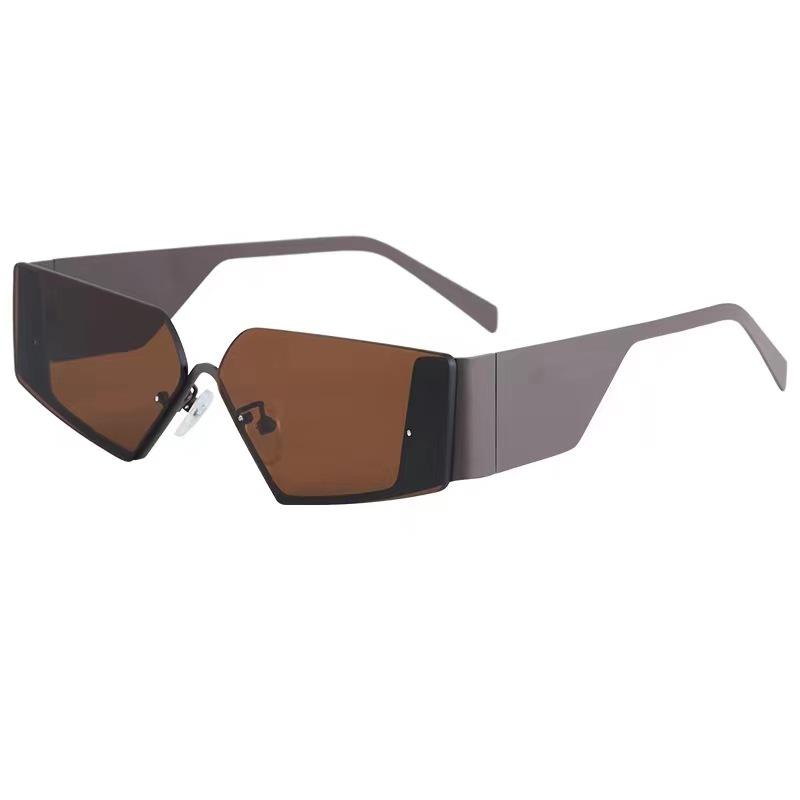 European American Stylish Sunglasses Women Rimless Anti-Reflective Men Sun Glasses Driving Hiking Women Sunglass